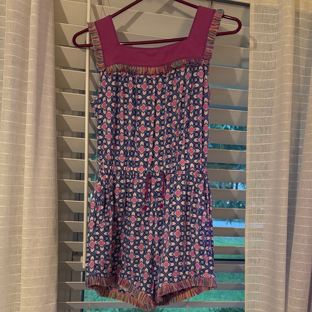 Matilda Jane Pink and Blue Patterned One Piece